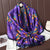 Women's Elegant Modern Style Geometric Satin Printing Silk Scarf Shawl