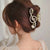 Women's Elegant Notes Alloy Plating Inlay Artificial Pearls Rhinestones Hair Claws