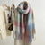 Women's Elegant Plaid Imitation Cashmere Tassel Scarf