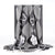 Women's Elegant Printing Color Block Satin Printing Silk Scarf