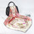 Women's Elegant Printing Color Block Satin Printing Silk Scarf