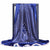 Women's Elegant Printing Color Block Satin Printing Silk Scarf