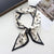 Women's Elegant Printing Polyester Silk Scarf