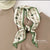 Women's Elegant Printing Polyester Silk Scarf