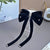 Women's Elegant Retro Bow Knot Velvet Inlay Artificial Pearls Rhinestones Hair Clip