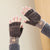 Women's Elegant Retro Color Block Gloves