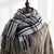 Women's Elegant Retro Plaid Imitation Cashmere Scarf