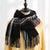 Women's Elegant Retro Plaid Imitation Cashmere Scarf