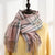 Women's Elegant Retro Plaid Imitation Cashmere Scarf