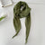 Women's Elegant Retro Solid Color Polyester Silk Scarf