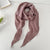 Women's Elegant Retro Solid Color Polyester Silk Scarf