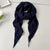 Women's Elegant Retro Solid Color Polyester Silk Scarf