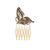 Women's Elegant Retro Streetwear Leaves Floral Alloy Plating Insert Comb