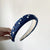 Women's Elegant Retro U Shape Cloth Inlay Rhinestones Pearl Hair Band