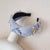 Women's Elegant Retro U Shape Cloth Inlay Rhinestones Pearl Hair Band