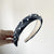 Women's Elegant Retro U Shape Cloth Inlay Rhinestones Pearl Hair Band