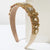 Women's Elegant Round Alloy Cloth Rhinestones Glass Hair Band