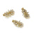 Women's Elegant Shiny Geometric Rhinestone Copper Plating Hair Clip