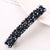 Women's Elegant Shiny Solid Color Artificial Crystal Beaded Hair Clip