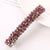 Women's Elegant Shiny Solid Color Artificial Crystal Beaded Hair Clip