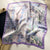 Women's Elegant Simple Style Color Block Polyester Printing Silk Scarf