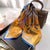 Women's Elegant Simple Style Color Block Polyester Printing Silk Scarf