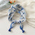 Women's Elegant Simple Style Flower Cotton And Linen Silk Scarf