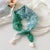 Women's Elegant Simple Style Flower Cotton And Linen Silk Scarf