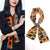 Women's Elegant Simple Style Geometric Chiffon Printing Silk Scarf