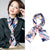 Women's Elegant Simple Style Geometric Chiffon Printing Silk Scarf