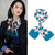 Women's Elegant Simple Style Geometric Chiffon Printing Silk Scarf