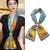 Women's Elegant Simple Style Geometric Chiffon Printing Silk Scarf