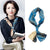 Women's Elegant Simple Style Geometric Chiffon Printing Silk Scarf