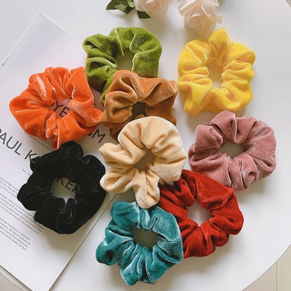 Women's Elegant Simple Style Solid Color Cloth Hair Tie