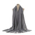 Women's Elegant Simple Style Solid Color Imitation Cashmere Tassel Scarf