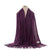 Women's Elegant Simple Style Solid Color Imitation Cashmere Tassel Scarf