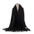 Women's Elegant Simple Style Solid Color Imitation Cashmere Tassel Scarf