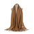 Women's Elegant Simple Style Solid Color Imitation Cashmere Tassel Scarf