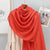 Women's Elegant Simple Style Solid Color Polyester Scarf