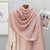 Women's Elegant Simple Style Solid Color Polyester Scarf