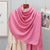 Women's Elegant Simple Style Solid Color Polyester Scarf