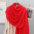 Women's Elegant Simple Style Solid Color Polyester Scarf