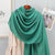 Women's Elegant Simple Style Solid Color Polyester Scarf