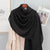 Women's Elegant Simple Style Solid Color Polyester Scarf