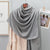 Women's Elegant Simple Style Solid Color Polyester Scarf