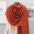 Women's Elegant Simple Style Solid Color Polyester Scarf