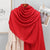 Women's Elegant Simple Style Solid Color Polyester Scarf