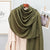 Women's Elegant Simple Style Solid Color Polyester Scarf