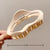 Women's Elegant Simple Style Streetwear Geometric Plastic Resin Stoving Varnish Hair Claws