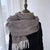 Women's Elegant Minimalist Streetwear Solid Color Imitation Cashmere Polyester Tassel Scarf